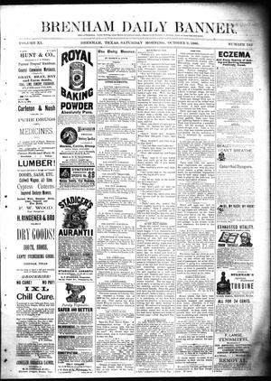 Brenham Daily Banner. (Brenham, Tex.), Vol. 11, No. 142, Ed. 1 Saturday, October 9, 1886