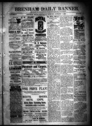 Brenham Daily Banner. (Brenham, Tex.), Vol. 10, No. 240, Ed. 1 Wednesday, October 7, 1885