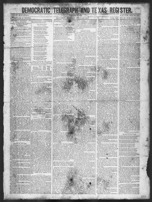 Democratic Telegraph and Texas Register (Houston, Tex.), Vol. 12, No. 29, Ed. 1, Monday, July 19, 1847