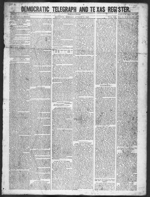 Democratic Telegraph and Texas Register (Houston, Tex.), Vol. 12, No. 32, Ed. 1, Monday, August 9, 1847