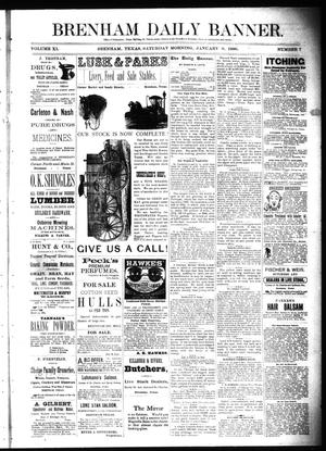 Brenham Daily Banner. (Brenham, Tex.), Vol. 11, No. 7, Ed. 1 Saturday, January 9, 1886