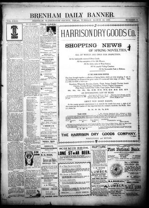 Brenham Daily Banner. (Brenham, Tex.), Vol. 23, No. 72, Ed. 1 Tuesday, March 22, 1898