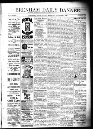 Brenham Daily Banner. (Brenham, Tex.), Vol. 11, No. 166, Ed. 1 Sunday, November 7, 1886