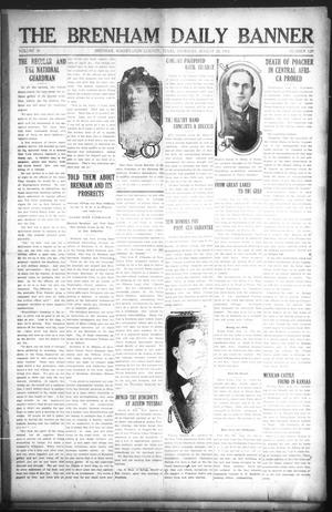 The Brenham Daily Banner (Brenham, Tex.), Vol. 29, No. 128, Ed. 1 Thursday, August 22, 1912