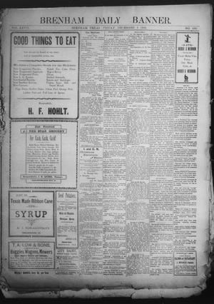 Brenham Daily Banner. (Brenham, Tex.), Vol. 27, No. 230, Ed. 1 Friday, December 5, 1902