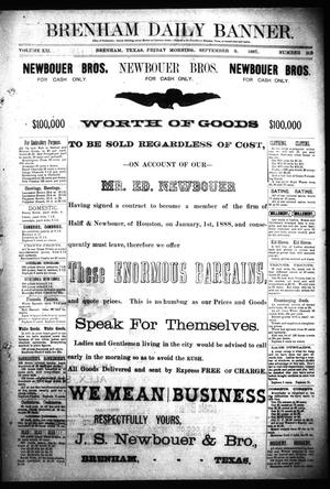 Brenham Daily Banner. (Brenham, Tex.), Vol. 12, No. 209, Ed. 1 Friday, September 9, 1887