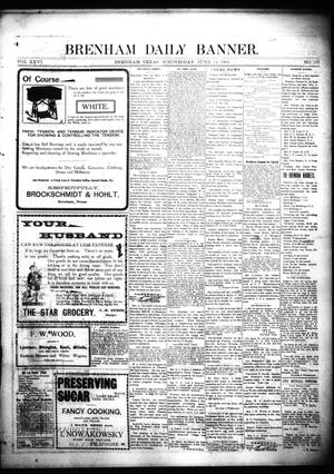 Brenham Daily Banner. (Brenham, Tex.), Vol. 26, No. 137, Ed. 1 Wednesday, June 12, 1901