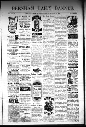 Brenham Daily Banner. (Brenham, Tex.), Vol. 9, No. 263, Ed. 1 Tuesday, October 21, 1884