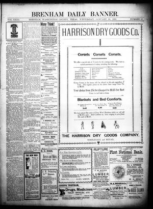 Brenham Daily Banner. (Brenham, Tex.), Vol. 23, No. 22, Ed. 1 Wednesday, January 26, 1898