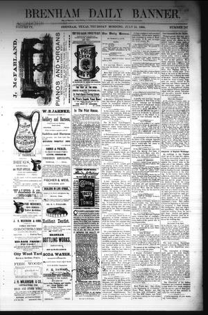 Brenham Daily Banner. (Brenham, Tex.), Vol. 9, No. 187, Ed. 1 Thursday, July 24, 1884