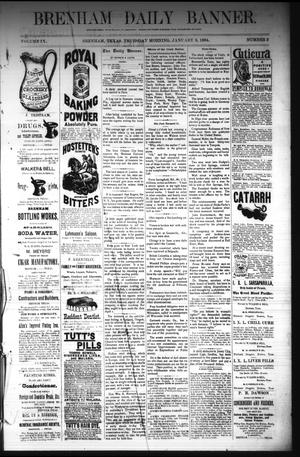 Brenham Daily Banner. (Brenham, Tex.), Vol. 9, No. 3, Ed. 1 Thursday, January 3, 1884
