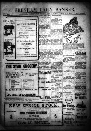 Brenham Daily Banner. (Brenham, Tex.), Vol. 25, No. 54, Ed. 1 Sunday, March 4, 1900