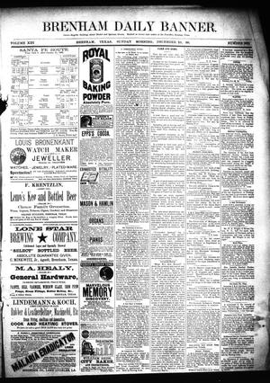 Brenham Daily Banner. (Brenham, Tex.), Vol. 13, No. 286, Ed. 1 Sunday, December 16, 1888