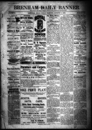 Brenham Daily Banner. (Brenham, Tex.), Vol. 10, No. 236, Ed. 1 Friday, October 2, 1885