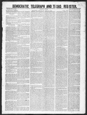 Democratic Telegraph and Texas Register (Houston, Tex.), Vol. 13, No. 24, Ed. 1, Thursday, June 15, 1848