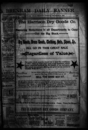 Brenham Daily Banner. (Brenham, Tex.), Vol. 20, No. 287, Ed. 1 Thursday, December 24, 1896