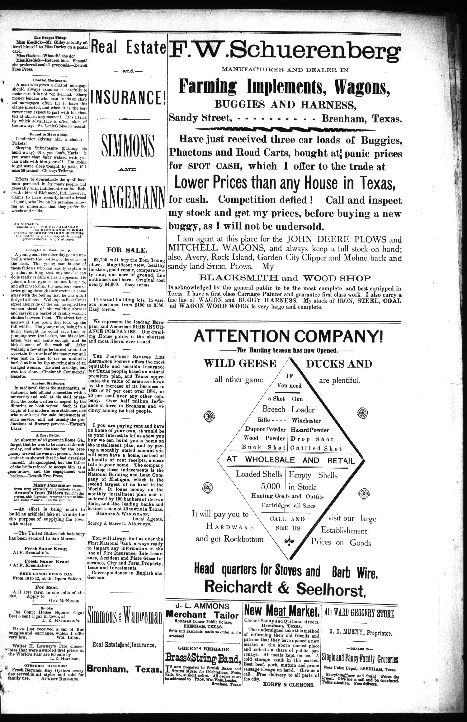 Brenham Daily Banner. (Brenham, Tex.), Vol. 18, No. 287, Ed. 1 Friday, November 17, 1893
                                                
                                                    [Sequence #]: 3 of 12
                                                