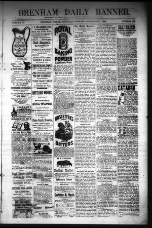 Brenham Daily Banner. (Brenham, Tex.), Vol. 9, No. 283, Ed. 1 Thursday, November 13, 1884