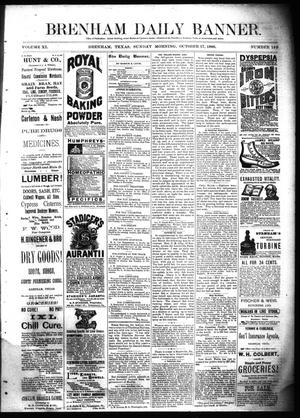 Brenham Daily Banner. (Brenham, Tex.), Vol. 11, No. 149, Ed. 1 Sunday, October 17, 1886