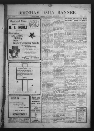 Primary view of object titled 'Brenham Daily Banner. (Brenham, Tex.), Vol. 27, No. 149, Ed. 1 Sunday, August 31, 1902'.