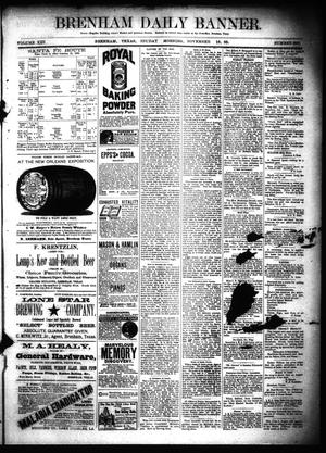 Brenham Daily Banner. (Brenham, Tex.), Vol. 13, No. 262, Ed. 1 Sunday, November 18, 1888