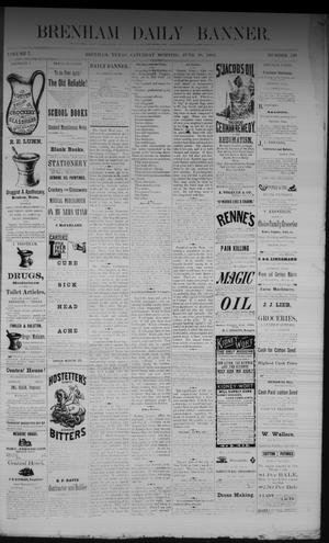 Brenham Daily Banner. (Brenham, Tex.), Vol. 7, No. 138, Ed. 1 Saturday, June 10, 1882