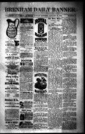 Brenham Daily Banner. (Brenham, Tex.), Vol. 10, No. 17, Ed. 1 Tuesday, January 20, 1885