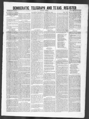 Democratic Telegraph and Texas Register (Houston, Tex.), Vol. 14, No. 11, Ed. 1, Thursday, March 15, 1849