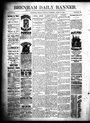 Brenham Daily Banner. (Brenham, Tex.), Vol. 11, No. 93, Ed. 1 Tuesday, April 20, 1886
