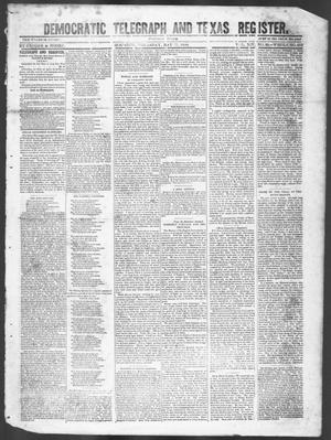 Democratic Telegraph and Texas Register (Houston, Tex.), Vol. 14, No. 20, Ed. 1, Thursday, May 17, 1849