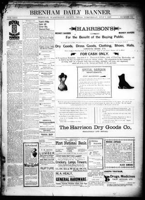Brenham Daily Banner. (Brenham, Tex.), Vol. 22, No. 162, Ed. 1 Wednesday, July 7, 1897