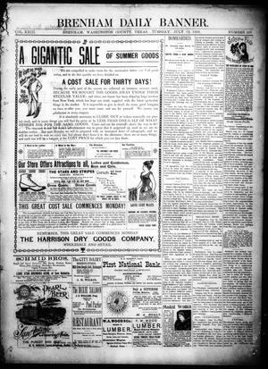 Brenham Daily Banner. (Brenham, Tex.), Vol. 23, No. 167, Ed. 1 Tuesday, July 12, 1898