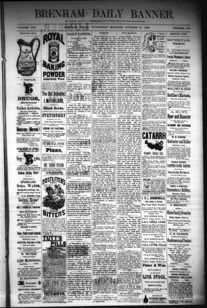 Brenham Daily Banner. (Brenham, Tex.), Vol. 8, No. 260, Ed. 1 Wednesday, October 31, 1883