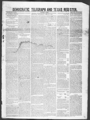 Democratic Telegraph and Texas Register (Houston, Tex.), Vol. 14, No. 32, Ed. 1, Thursday, August 9, 1849