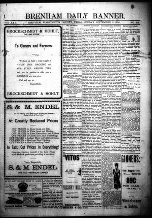 Brenham Daily Banner. (Brenham, Tex.), Vol. 25, No. 202, Ed. 1 Sunday, September 2, 1900