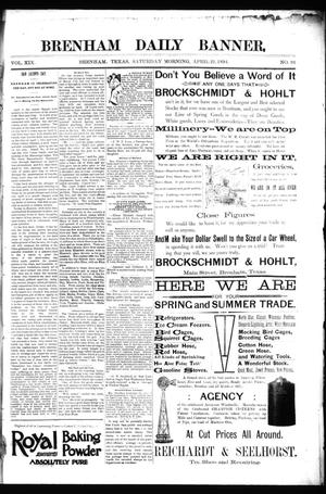 Brenham Daily Banner. (Brenham, Tex.), Vol. 19, No. 91, Ed. 1 Saturday, April 21, 1894
