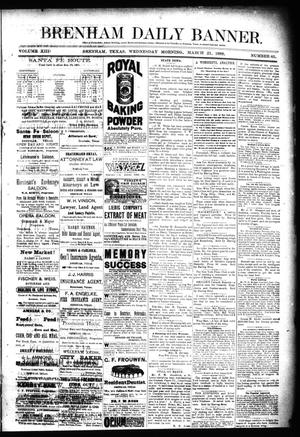Brenham Daily Banner. (Brenham, Tex.), Vol. 13, No. 65, Ed. 1 Wednesday, March 21, 1888