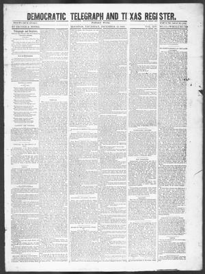 Democratic Telegraph and Texas Register (Houston, Tex.), Vol. 14, No. 51, Ed. 1, Thursday, December 13, 1849