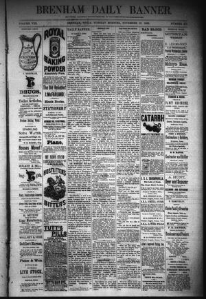 Brenham Daily Banner. (Brenham, Tex.), Vol. 8, No. 271, Ed. 1 Tuesday, November 13, 1883