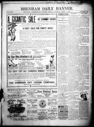 Brenham Daily Banner. (Brenham, Tex.), Vol. 23, No. 149, Ed. 1 Tuesday, June 21, 1898