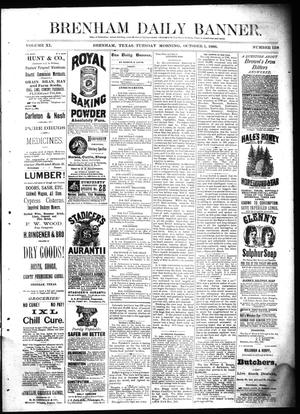 Brenham Daily Banner. (Brenham, Tex.), Vol. 11, No. 138, Ed. 1 Tuesday, October 5, 1886