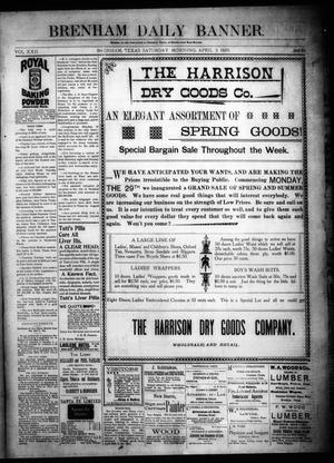 Brenham Daily Banner. (Brenham, Tex.), Vol. 22, No. 81, Ed. 1 Saturday, April 3, 1897