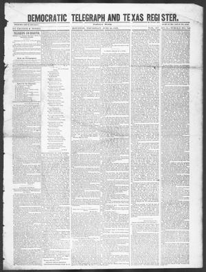 Democratic Telegraph and Texas Register (Houston, Tex.), Vol. 15, No. 25, Ed. 1, Thursday, June 20, 1850