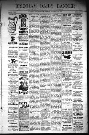 Brenham Daily Banner. (Brenham, Tex.), Vol. 8, No. 292, Ed. 1 Friday, December 7, 1883
