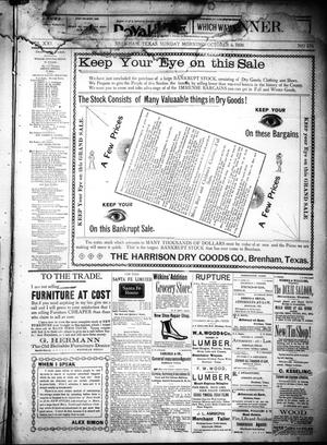Brenham Daily Banner. (Brenham, Tex.), Vol. 21, No. 274, Ed. 1 Sunday, October 4, 1896