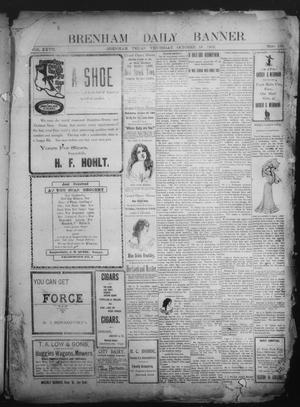 Brenham Daily Banner. (Brenham, Tex.), Vol. 27, No. 188, Ed. 1 Thursday, October 16, 1902