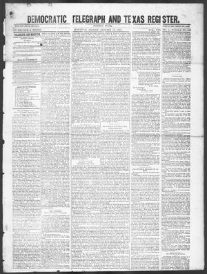 Democratic Telegraph and Texas Register (Houston, Tex.), Vol. 16, No. 4, Ed. 1, Friday, January 24, 1851