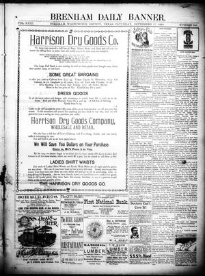 Brenham Daily Banner. (Brenham, Tex.), Vol. 23, No. 226, Ed. 1 Saturday, September 17, 1898
