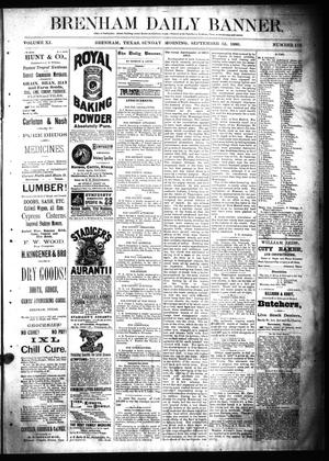 Brenham Daily Banner. (Brenham, Tex.), Vol. 11, No. 119, Ed. 1 Sunday, September 12, 1886
