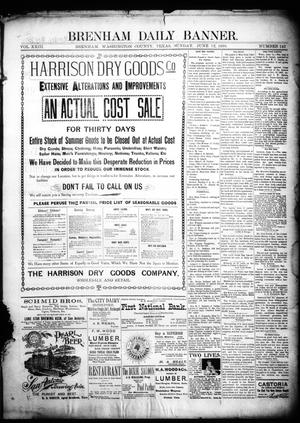 Brenham Daily Banner. (Brenham, Tex.), Vol. 23, No. 142, Ed. 1 Sunday, June 12, 1898